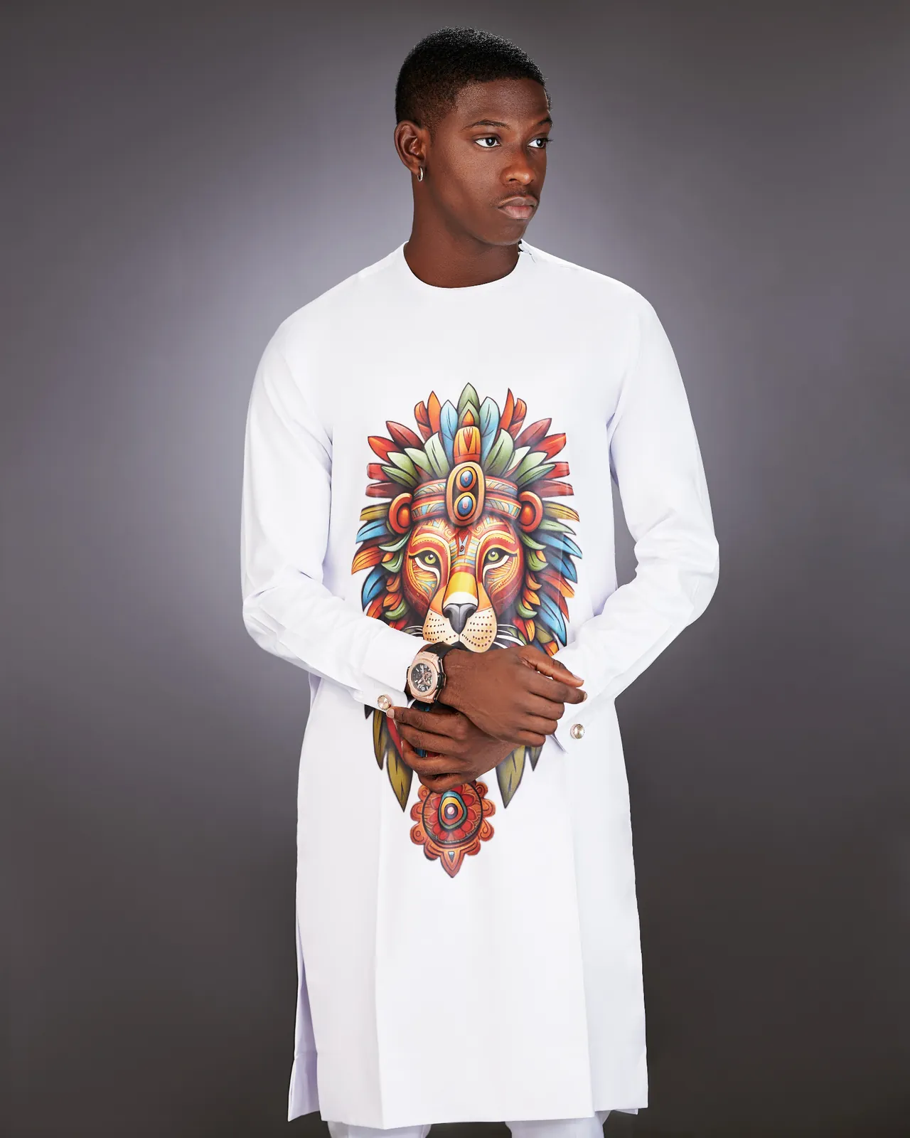 IMG_4635_1280x1600 Noble Crest Agbada - Image 1