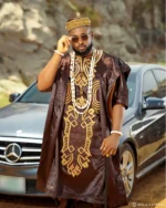 Azure Monarch Agbada